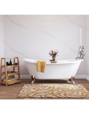 Buy Splashpanel Waterproof Panelling Calacatta Marble Gloss - Width 1000 mm | Poly Direct