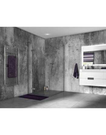 Buy Splashpanel Waterproof Panelling Metallic Concrete Matt - Width 1200 mm | Poly Direct