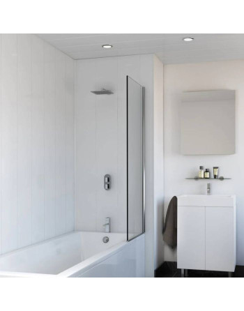 Buy Splashpanel Waterproof Panelling White Gloss - Width 1200 mm | Poly Direct