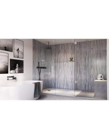 Buy Showerwall Panels Quarry Range Blue Toned Stone Gloss - Width 1200 mm Proclick | Poly Direct