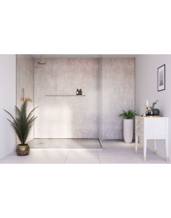 Buy Showerwall Panels Quarry Range Gold Slate Gloss - Width 1200 mm Square Cut | Poly Direct