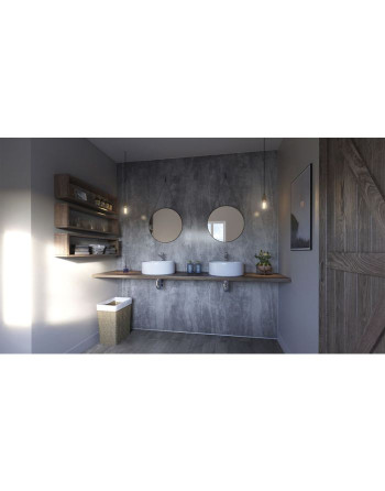 Buy Showerwall Panels Quarry Range Washed Charcoal Textured - Width 1200 mm Proclick | Poly Direct