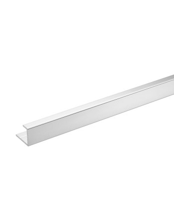 Buy Showerwall End Trim Bright Silver | Poly Direct