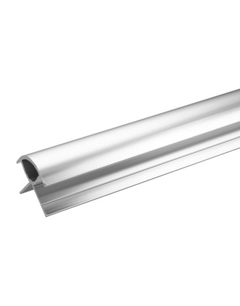 Buy Showerwall External Fixing Trim Bright Silver | Poly Direct