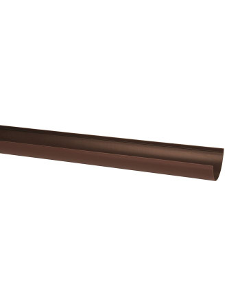 Buy Half Round Gutter Brown - Length 4 m | Poly Direct