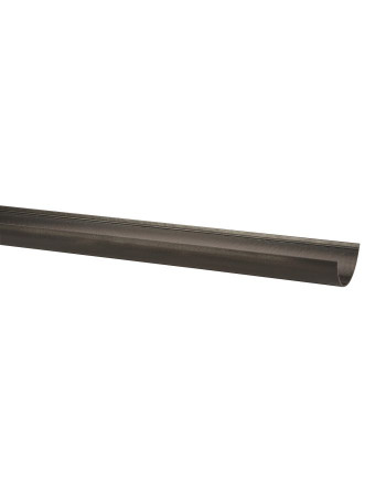 Buy Half Round Gutter Cast Iron Effect - Length 4 m | Poly Direct