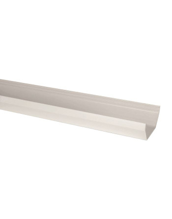 Buy Square Gutter White - Length 4 m | Poly Direct