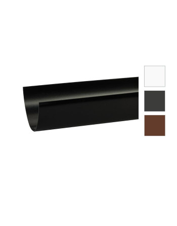 Buy 120mm Deepflow Gutter Anthracite Grey | Poly Direct