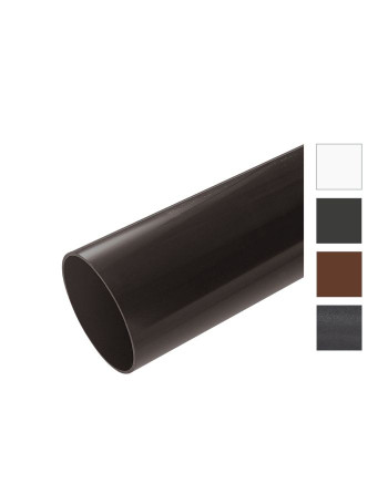 Buy Round Down-pipe Anthracite Grey - Length 2.5 m | Poly Direct