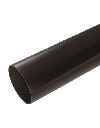 Buy Round Down-pipe Black - Length 2.5 m | Poly Direct