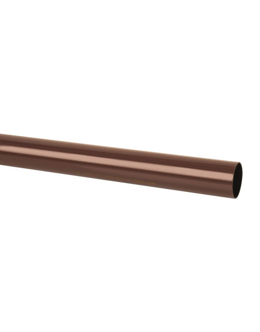 Buy Round Down-pipe Brown - Length 4 m | Poly Direct