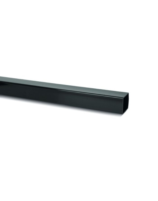 Buy Square Down-pipe Black - Length 2.5 m | Poly Direct