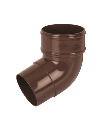 Buy 112.5° Round Offset Bend Brown | Poly Direct