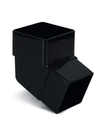 Buy 112.5° Square Offset Bend Black | Poly Direct