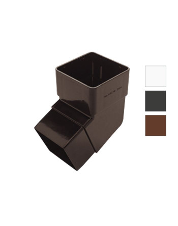 Buy 112.5° Square Offset Bend Brown | Poly Direct