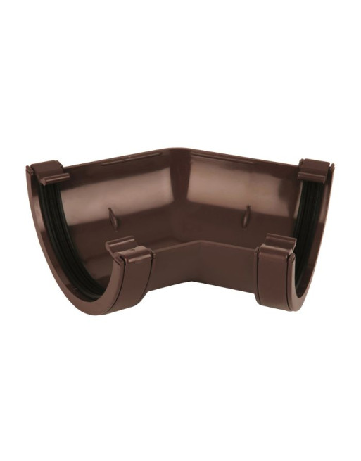 Buy 135° Half Round Angle Brown | Poly Direct