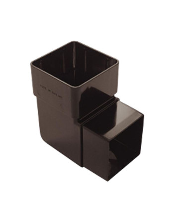 Buy 92.5° Square Offset Bend Black | Poly Direct