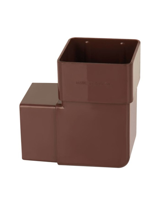 Buy 92.5° Square Offset Bend Brown | Poly Direct