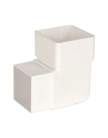 Buy 92.5° Square Offset Bend White | Poly Direct