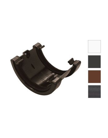 Buy Half Round Union Bracket Anthracite Grey | Poly Direct