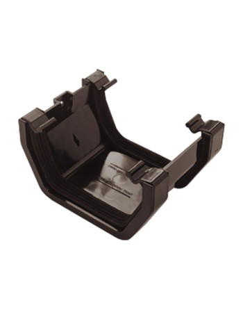 Buy Square Union Bracket Black | Poly Direct