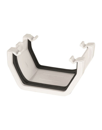 Buy Square Union Bracket White | Poly Direct