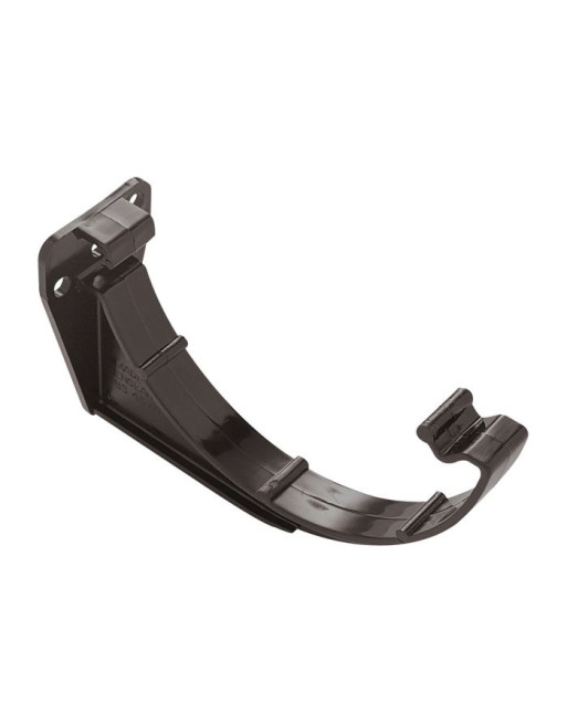 Buy Half Round Fascia Bracket Black | Poly Direct