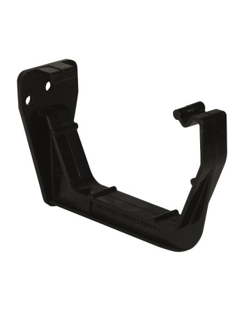 Buy Square Fascia Bracket Black | Poly Direct