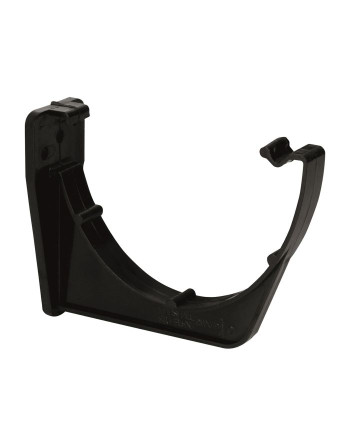 Buy 120mm Deepflow Fascia Bracket Black | Poly Direct