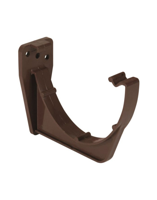 Buy 120mm Deepflow Fascia Bracket Brown | Poly Direct