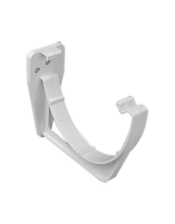 Buy 120mm Deepflow Fascia Bracket White | Poly Direct