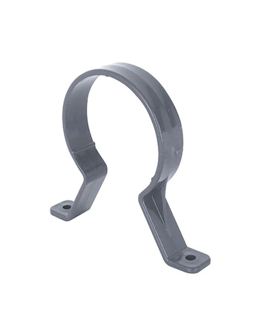 Buy Round Down-pipe Clip Anthracite Grey | Poly Direct