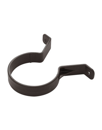 Buy Round Down-pipe Clip Black | Poly Direct