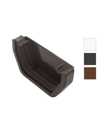 Buy Square External Stop-end Black | Poly Direct