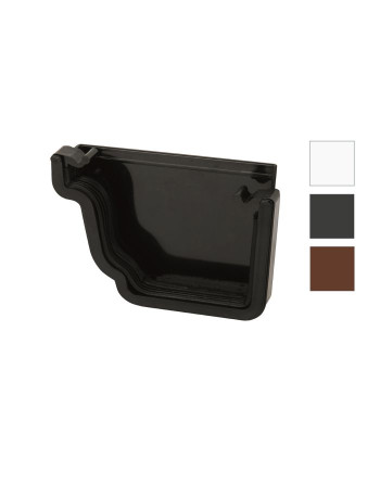 Buy Klassic Ogee External Stop-end Black Right Hand | Poly Direct