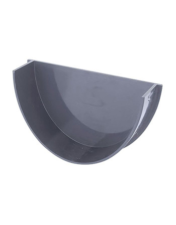 Buy 120mm Deepflow Internal Stop-end Anthracite Grey | Poly Direct