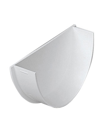 Buy 120mm Deepflow Internal Stop-end White | Poly Direct