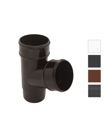 Buy Round 112.5° Branch Anthracite Grey | Poly Direct
