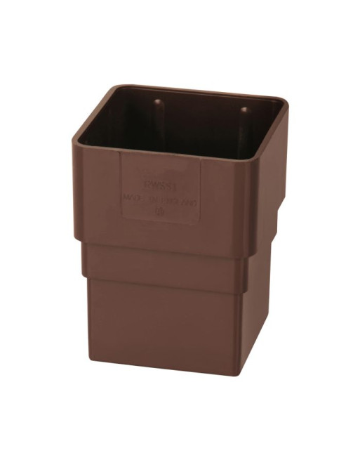 Buy Square Pipe Socket Brown | Poly Direct Buy Square Pipe Socket Brown | Poly Direct