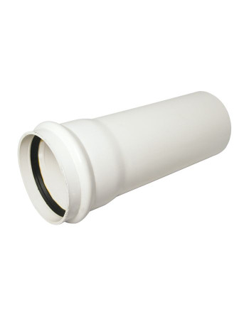 Buy Soil Single Socket Pipe Black | Poly Direct