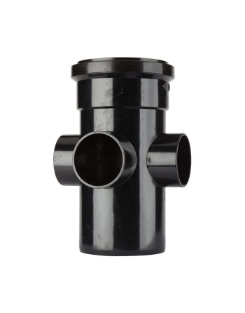 Buy Three Way Short Boss Pipe 63mm Open | Poly Direct