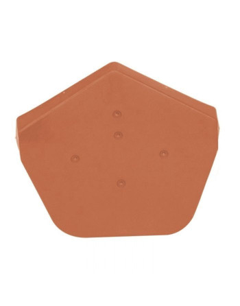 Buy Easy Trim Angled Ridge Caps Terracotta | Poly Direct