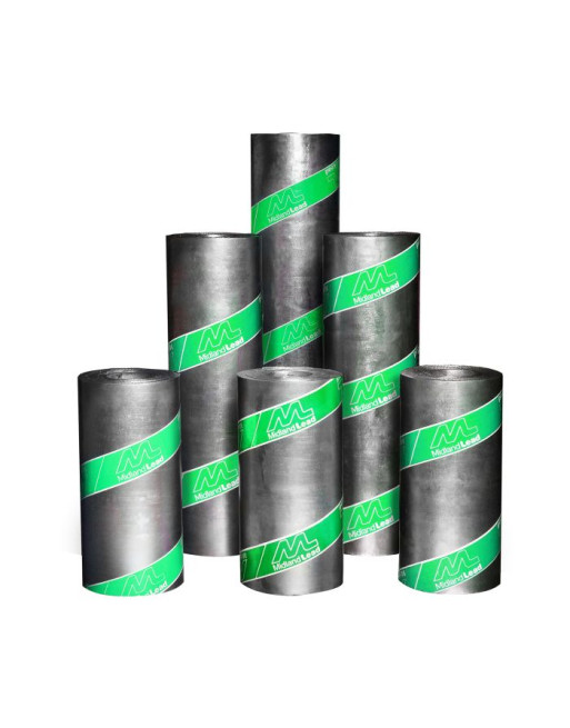 Buy Midland Lead Roofing Lead Flashing Roll - Length 6 m Width 450 mm Code 3 | Poly Direct