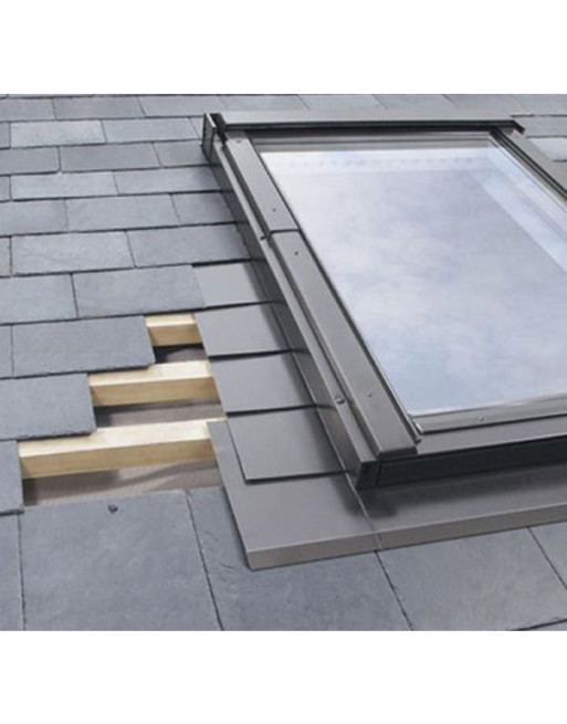 Buy Fakro Slate Flashing - Length 0.78 m Width 550 mm | Poly Direct