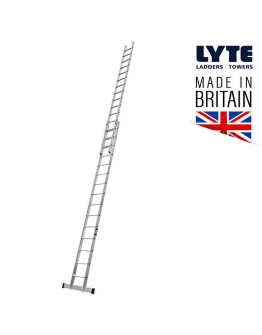 Buy LytePro+ NGB2 EN131-2 Professional 2 Section Extension Ladder - Length 7.8 m | Poly Direct