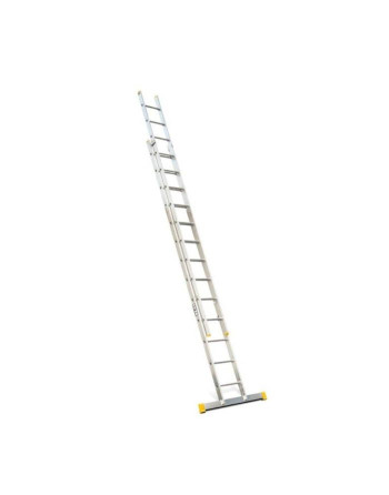 Buy LytePro EN 131-2 Professional Trade 2 Section Extension Ladder - Length 6.66 m | Poly Direct