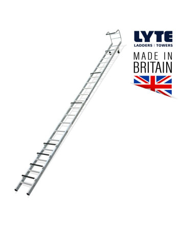 Buy Lyte EN131 Professional Single Section Roof Ladder - Length 5.46 m | Poly Direct