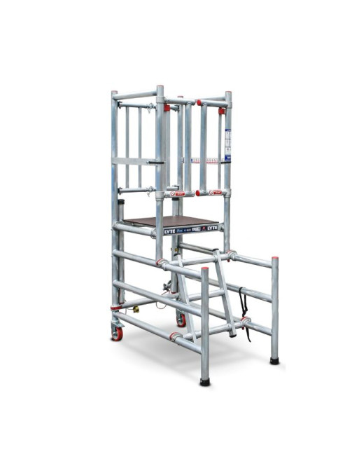 Buy Low Level Work Platform Aluminium Podium Step - Length 2.015 m | Poly Direct