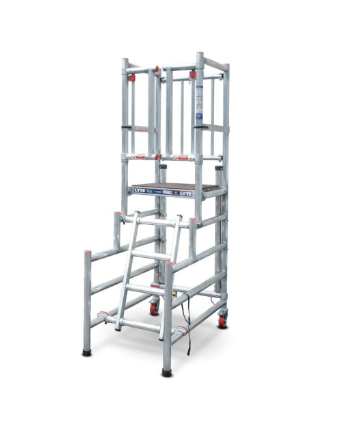 Buy Low Level Work Platform Aluminium Podium Step - Length 2.265 m | Poly Direct