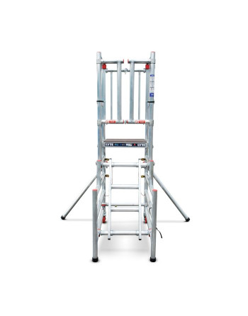 Buy Low Level Work Platform Aluminium Podium Step - Length 2.515 m | Poly Direct